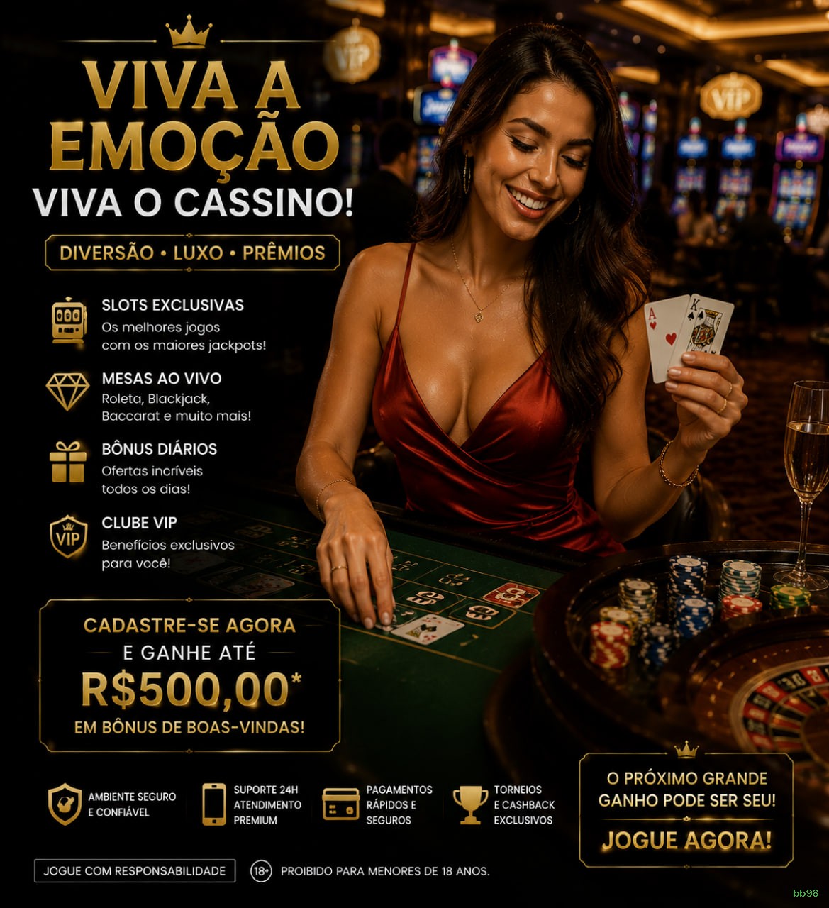Cassino ao vivo bb98 dealers