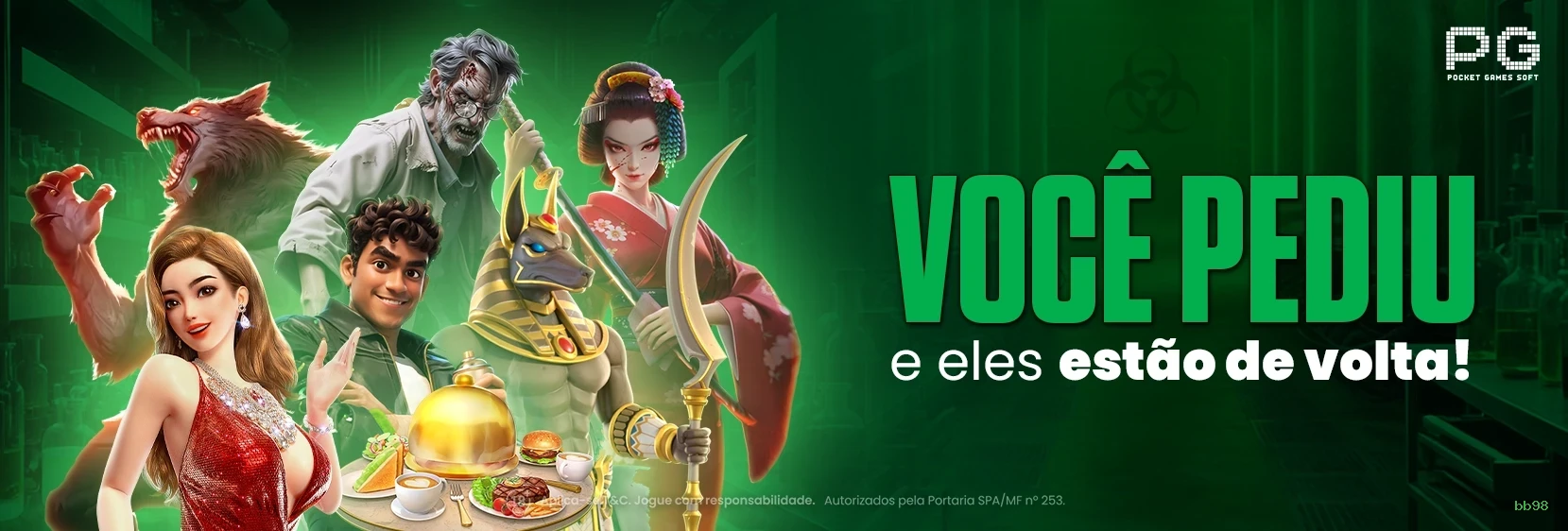 Bônus exclusivos membros VIP bb98